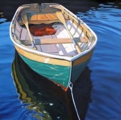 Green Boat   30x30