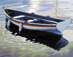 Moonlit Boat   22x28